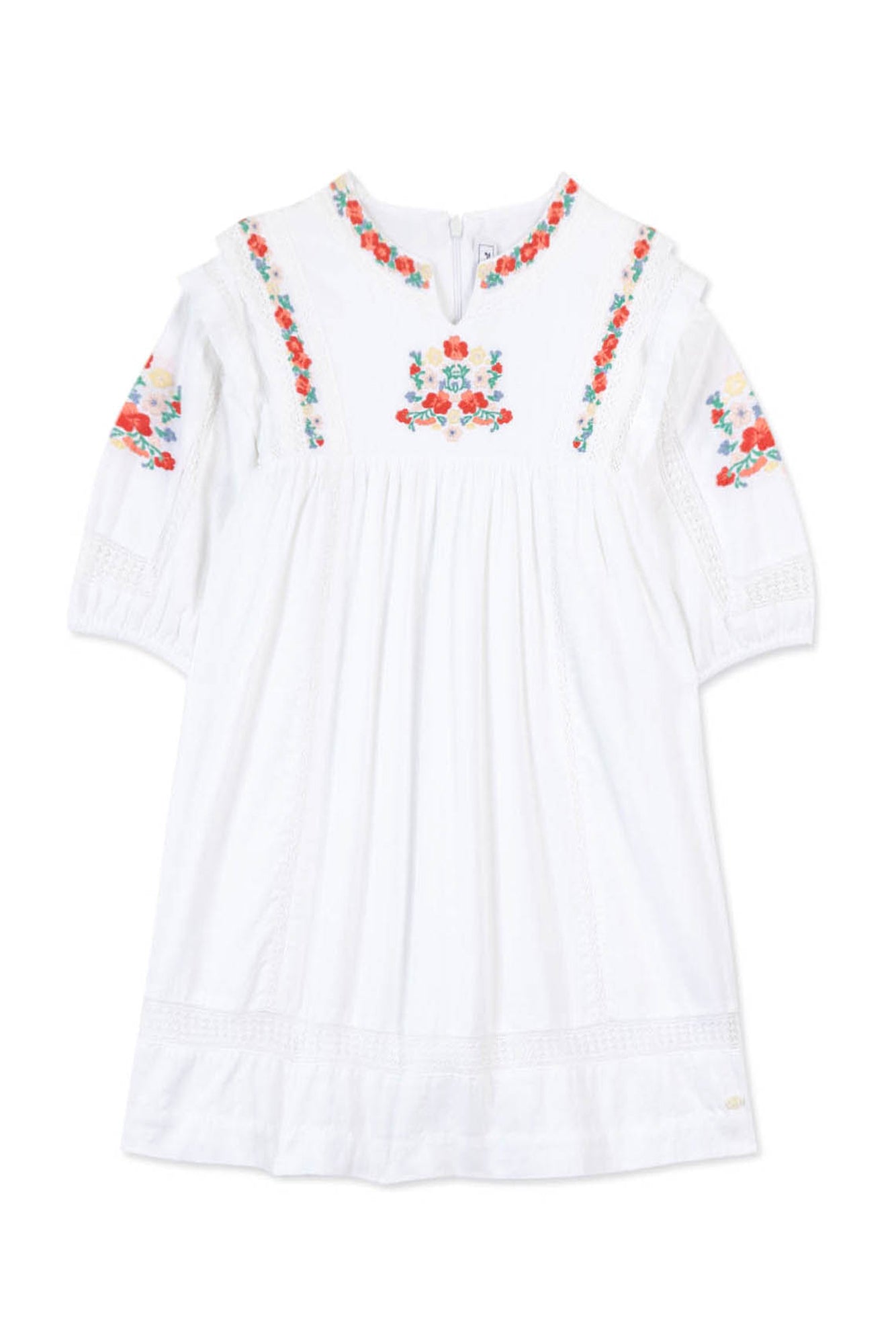 Robe Fleur D'Hibiscus - Blanc