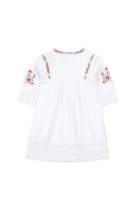 Robe Fleur D'Hibiscus - Blanc