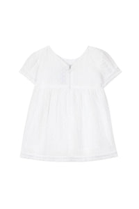 Fleur D'Hibiscus Baby Dress - White