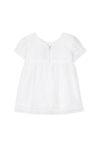 Robe Baby Fleur D'Hibiscus - Blanc