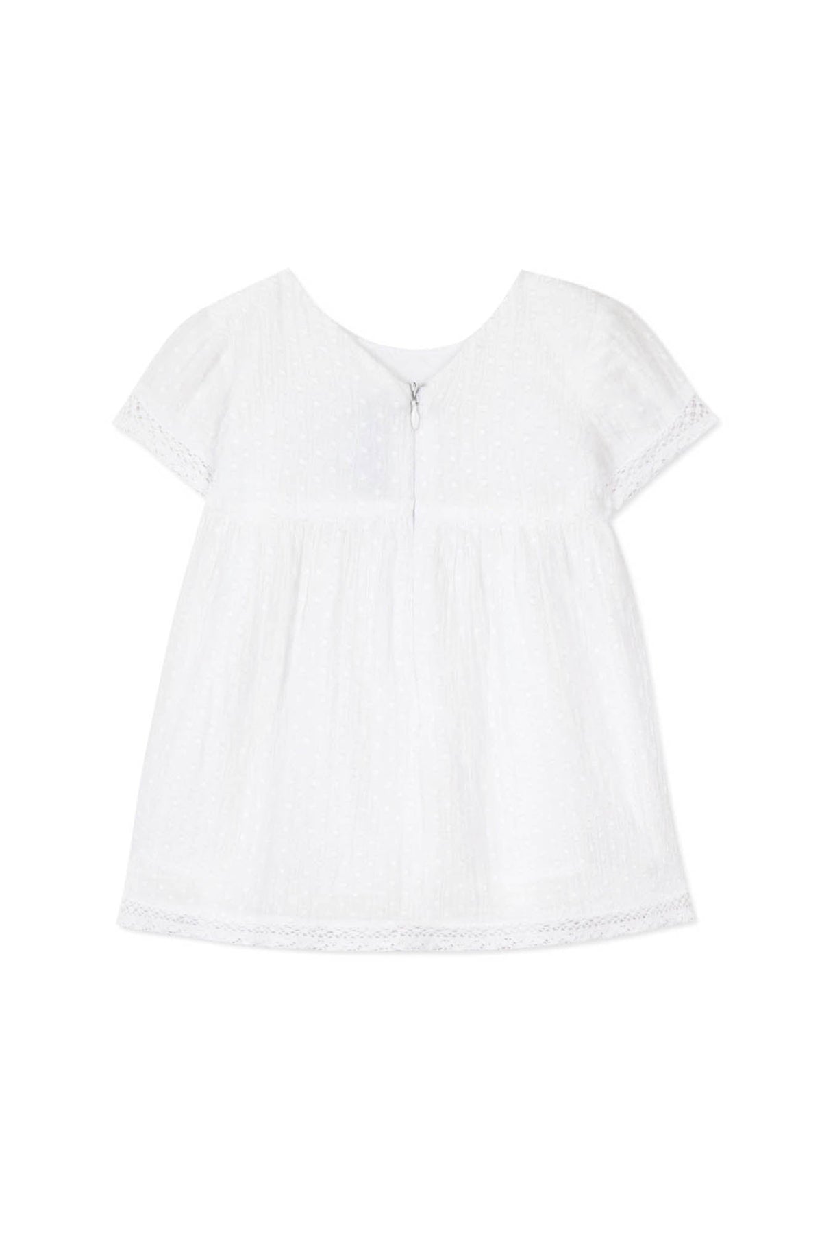 Robe Baby Fleur D'Hibiscus - Blanc