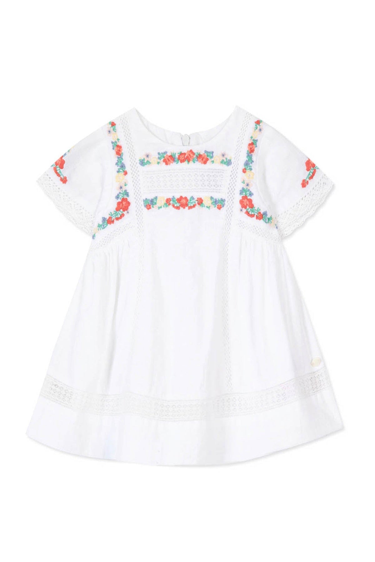 Robe Baby Fleur D'Hibiscus - Blanc