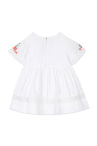 Fleur D'Hibiscus Baby Dress - White