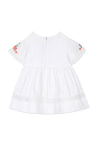 Robe Baby Fleur D'Hibiscus - Blanc