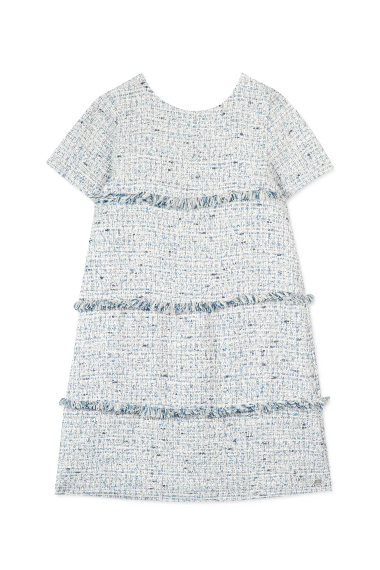 Hibiscus Flower Dress - Denim