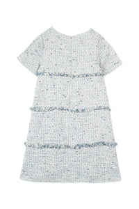 Hibiscus Flower Dress - Denim