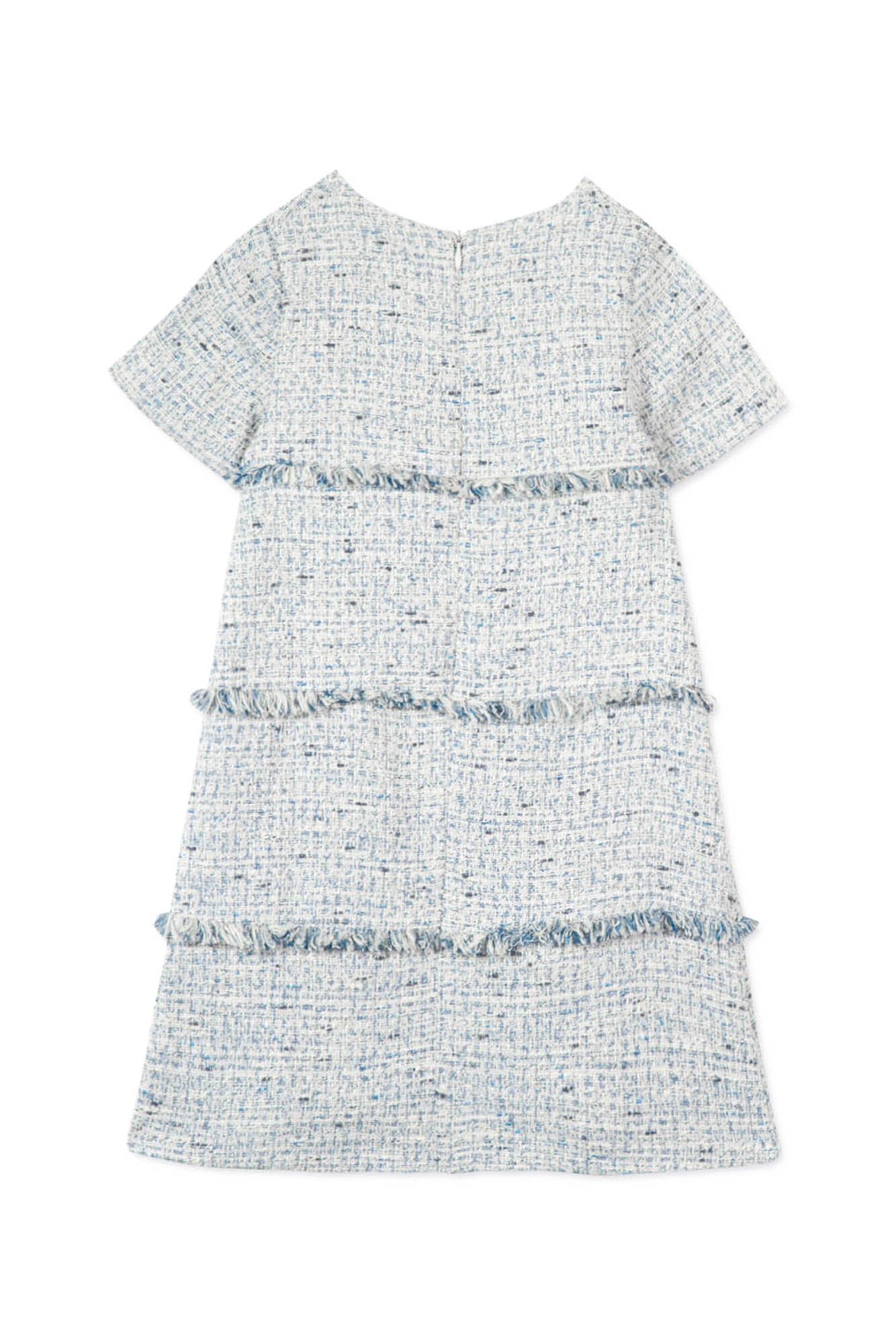 Hibiscus Flower Dress - Denim