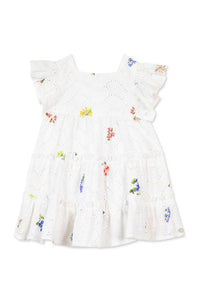 Robe Baby Fleur D'Hibiscus - Blanc