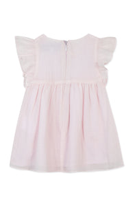 Jardin Tropical Baby Dress - Light pink