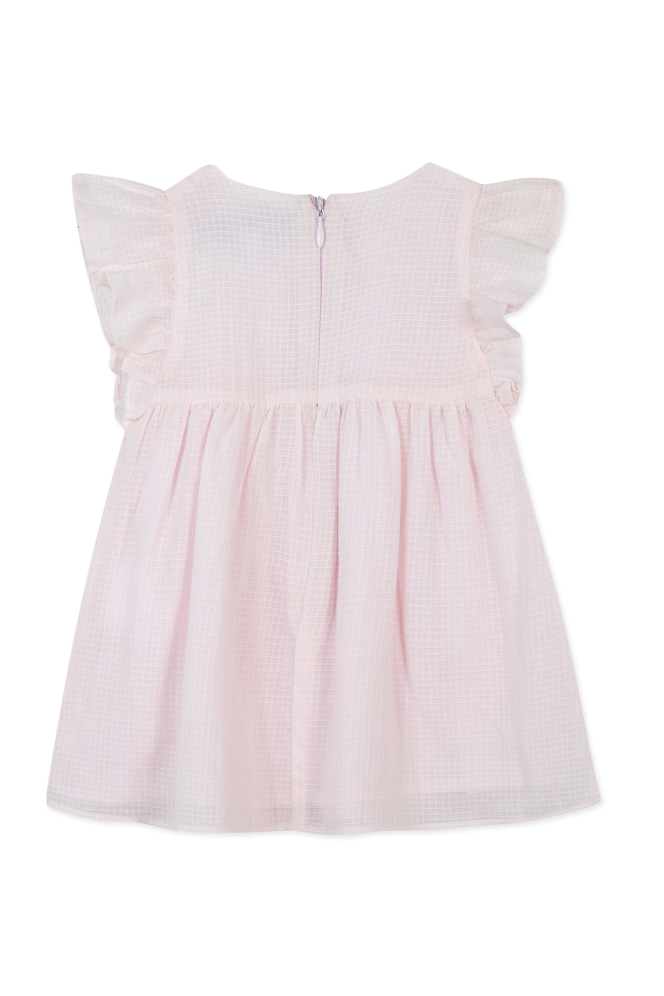Jardin Tropical Baby Dress - Light pink