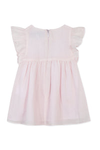 Robe Baby Jardin Tropical - Rose Pâle