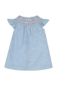 Robe Baby Jardin Tropical - Denim Bleach