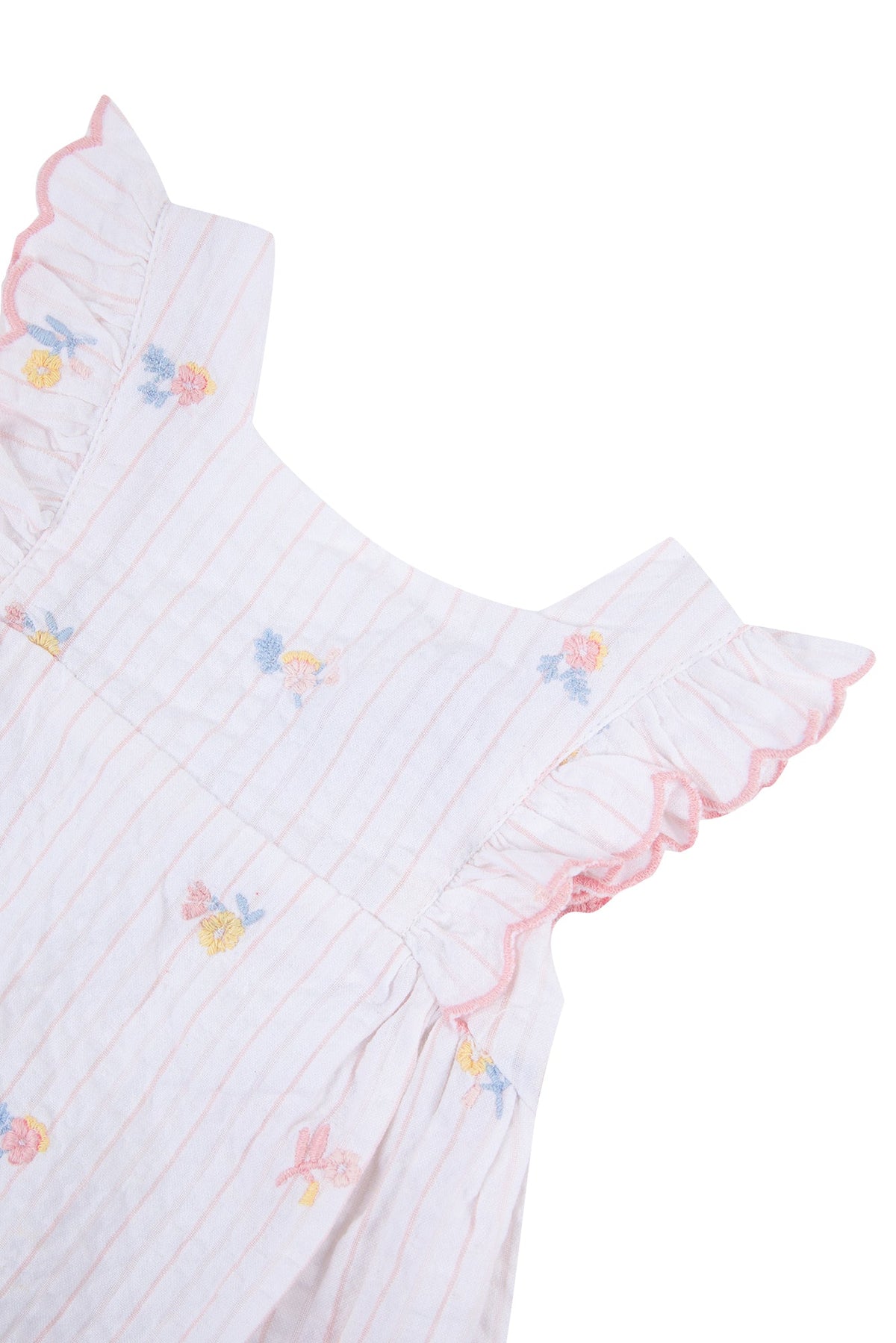 Robe Baby Jardin Tropical - Blanc