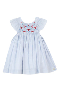 Robe Baby Fleur D'Hibiscus - Denim