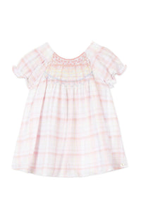 Robe Baby Jardin Tropical - Blanc