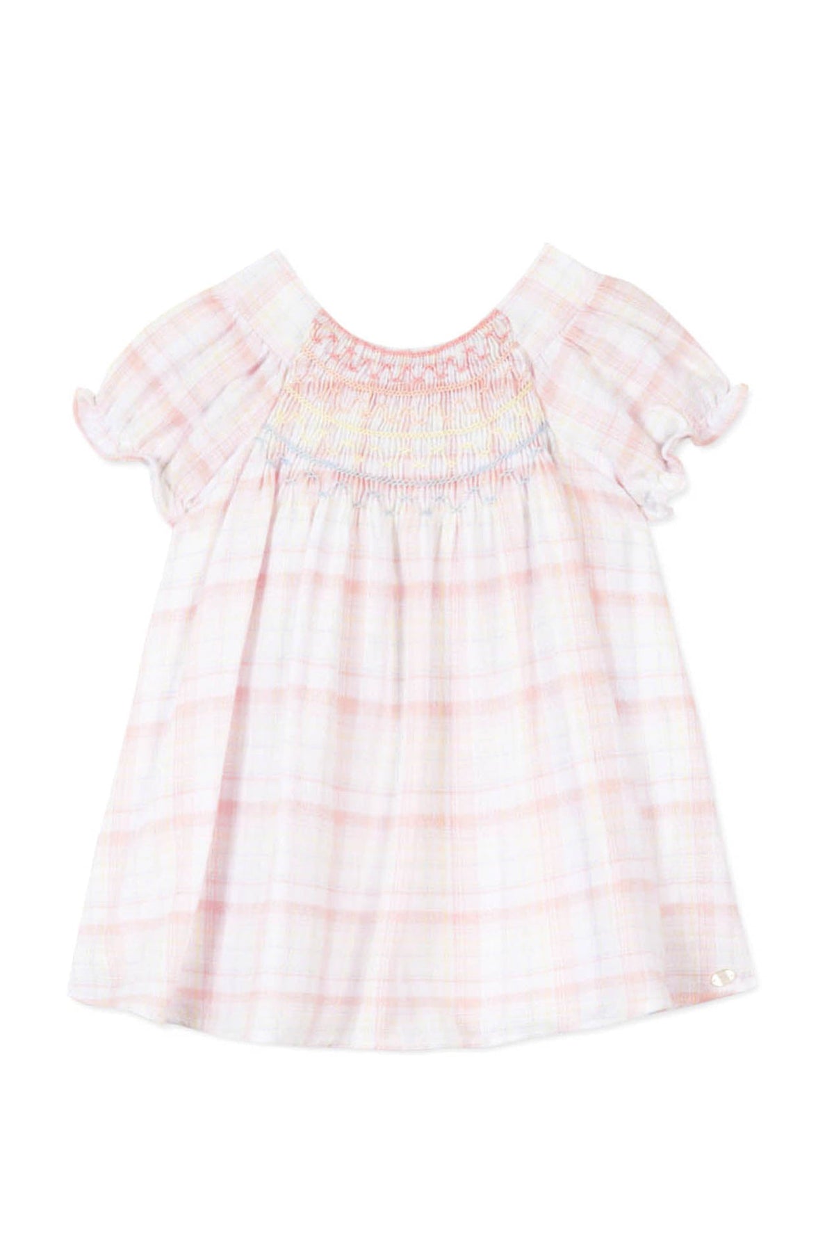 Robe Baby Jardin Tropical - Blanc