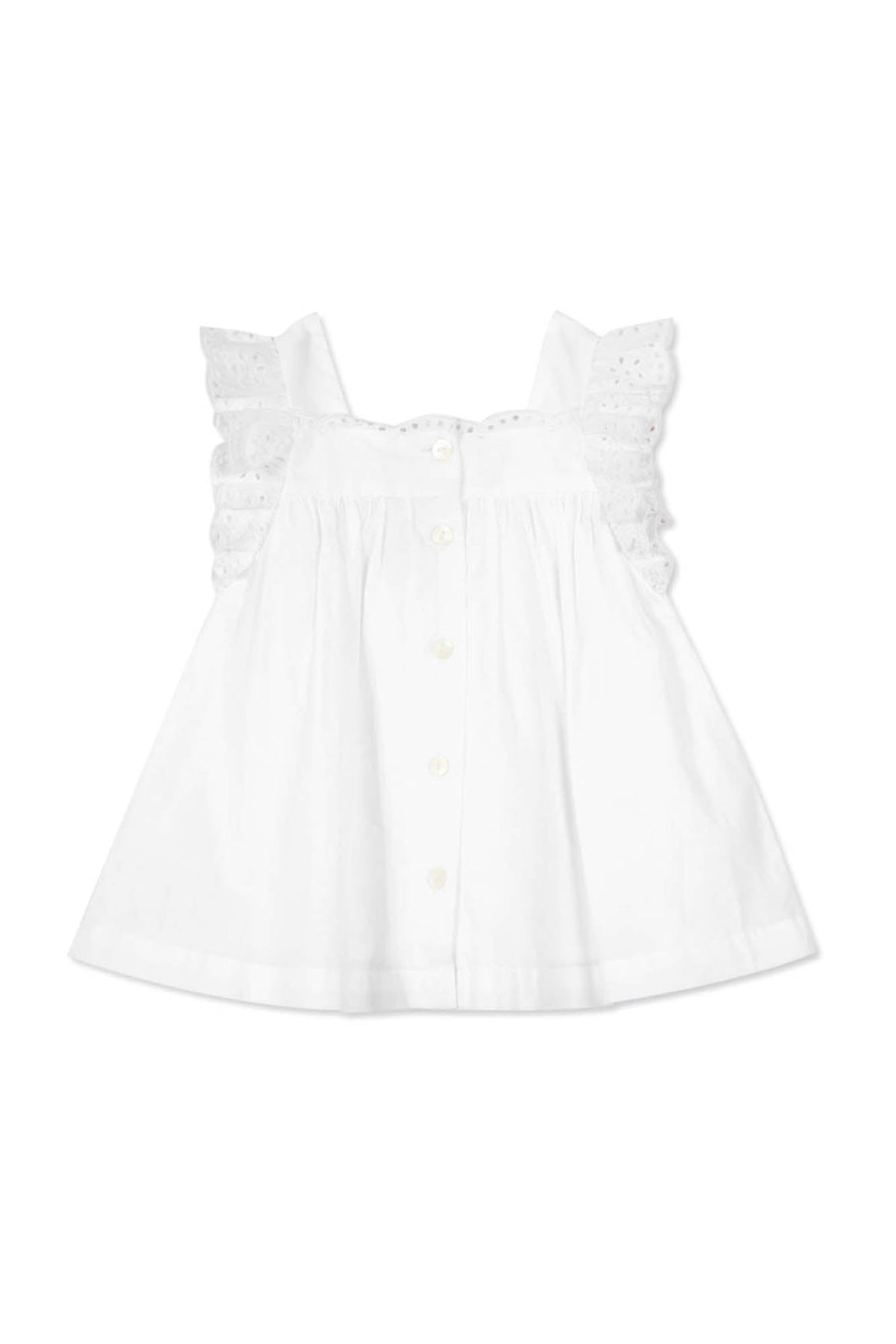 Robe Baby Petit Air Campagne - Blanc
