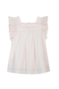 Jardin Tropical Baby Dress - Light pink