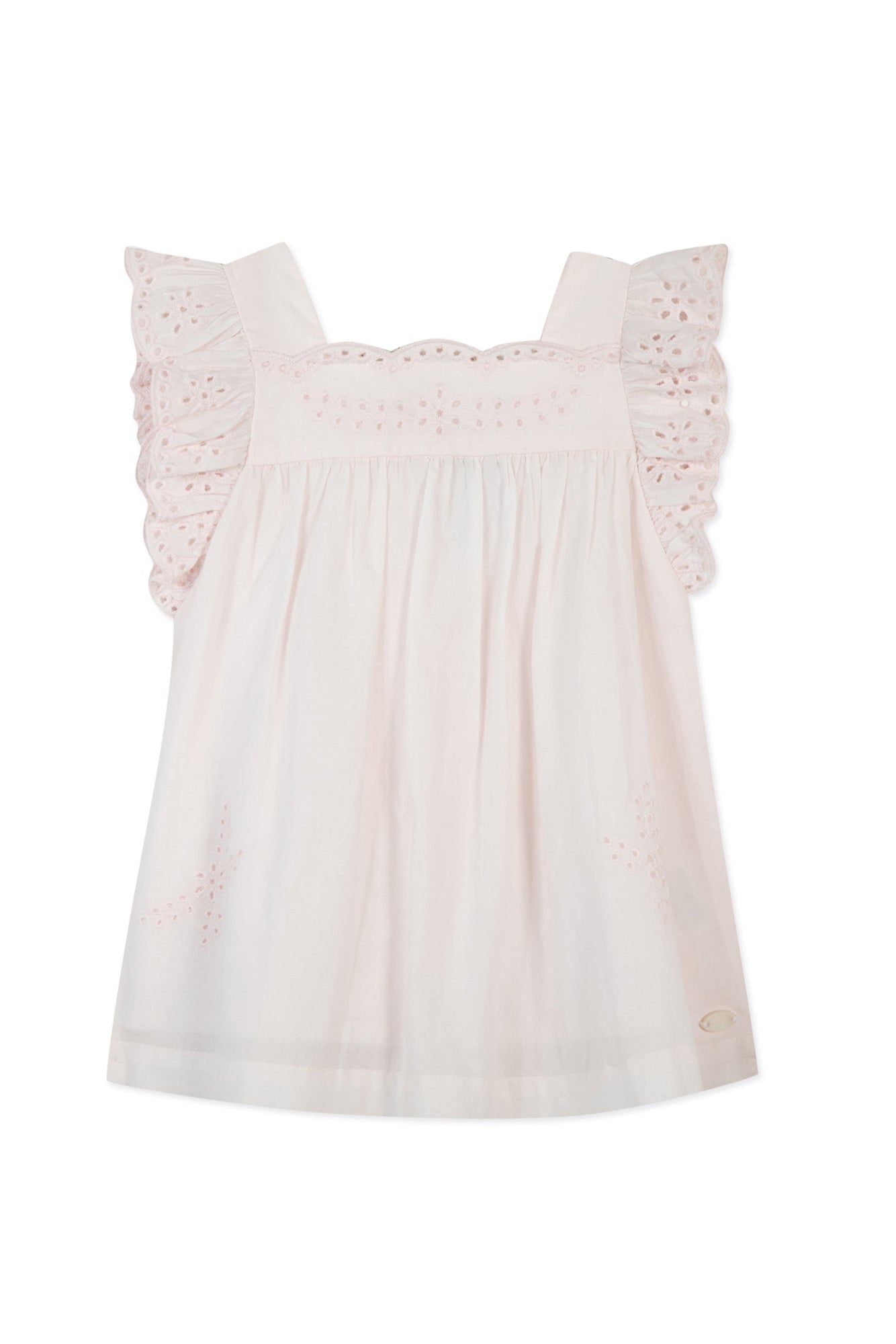 Jardin Tropical Baby Dress - Light pink