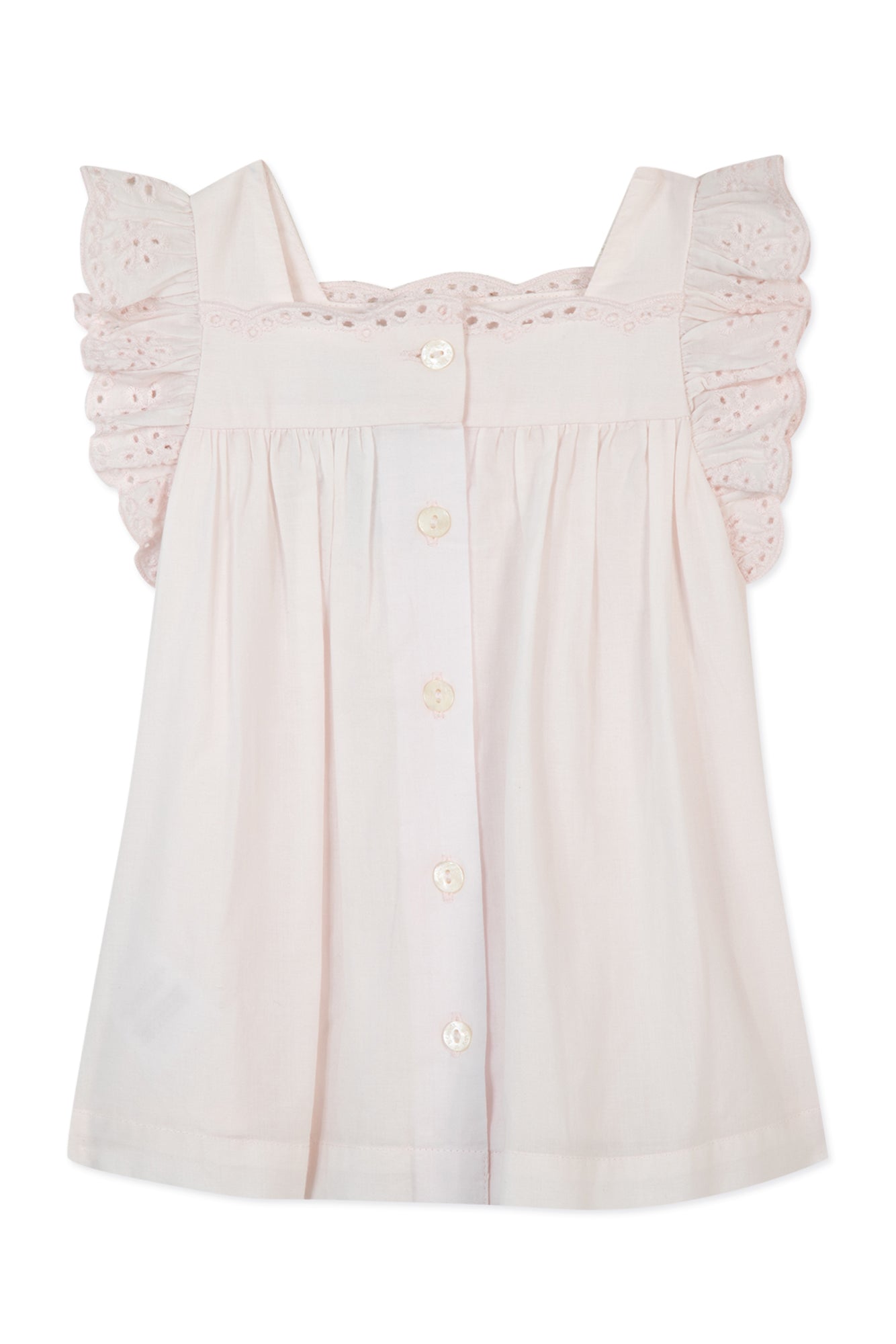 Jardin Tropical Baby Dress - Light pink