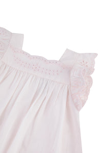 Jardin Tropical Baby Dress - Light pink