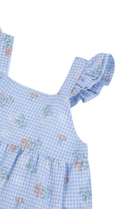 Robe Baby Petit Air Campagne - Bleuet