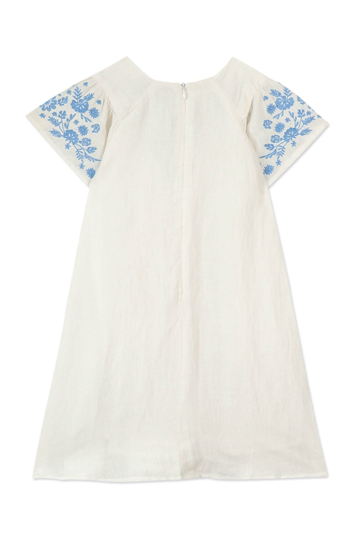 Robe Bord De Mer en lin - Nacre
