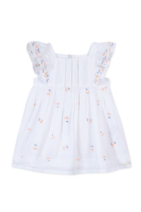 Baby Petit Air Campagne Dress - White