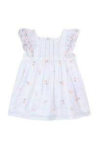 Blanc / Robe Baby Petit Air Campagne - Blanc