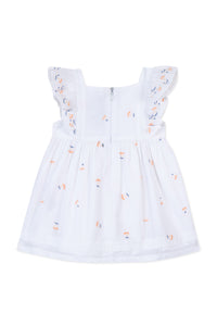 Baby Petit Air Campagne Dress - White