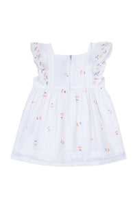 Robe Baby Petit Air Campagne - Blanc