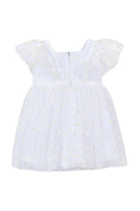 Blanc / Robe Baby Ceremonie En Lin - Blanc