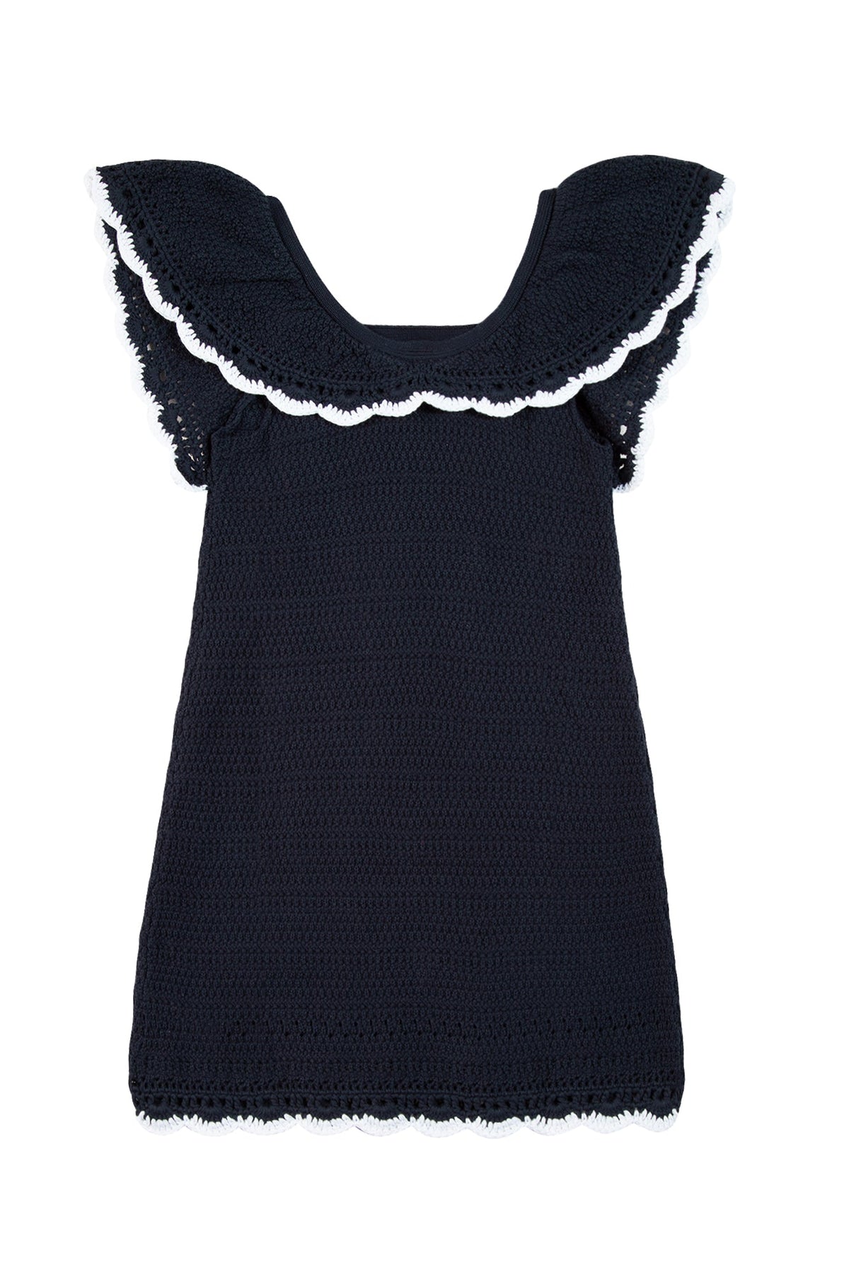 Robe Fleur D'Hibiscus - Marine