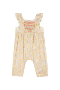 Baby Promenade Romantique long jumpsuit - Litchi
