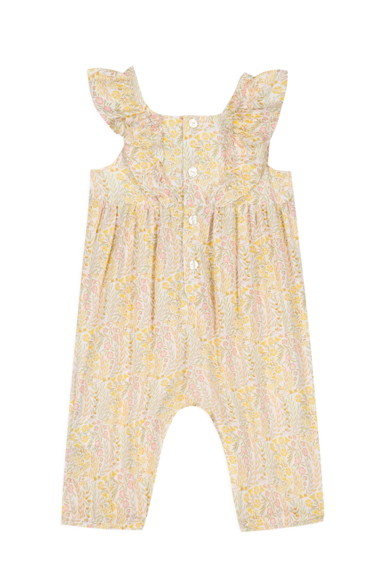 Baby Promenade Romantique long jumpsuit - Litchi