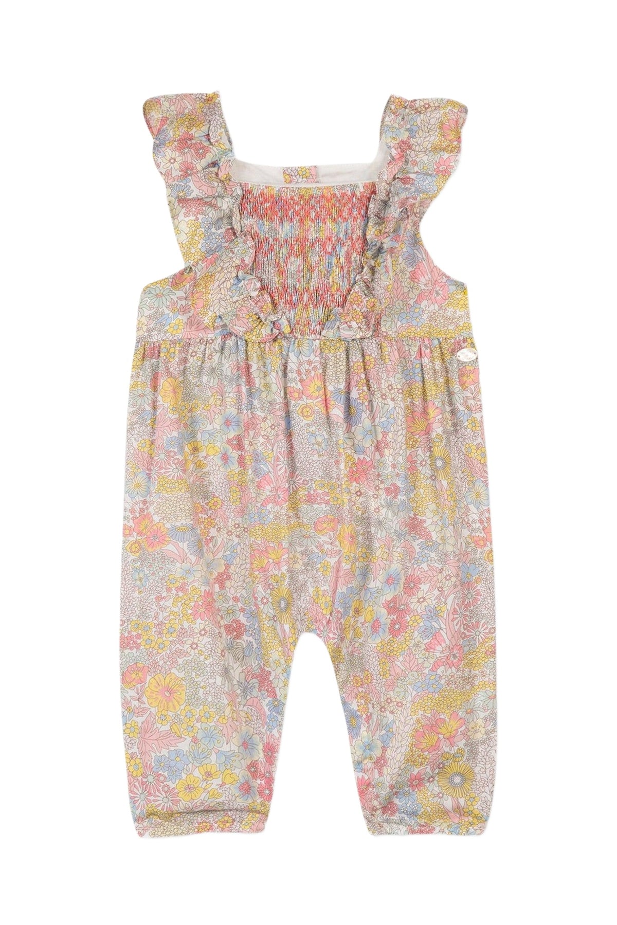 Combinaison longue jardin tropical en coton - Mimosa