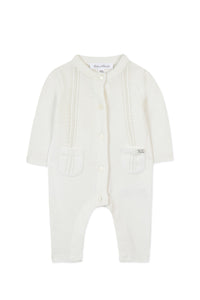 Premier Trousseau long jumpsuit - Mother-of-pearl