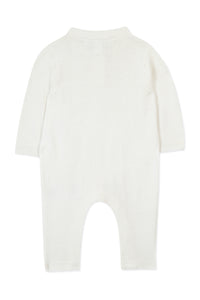 Premier Trousseau long jumpsuit - Mother-of-pearl
