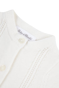 Premier Trousseau long jumpsuit - Mother-of-pearl