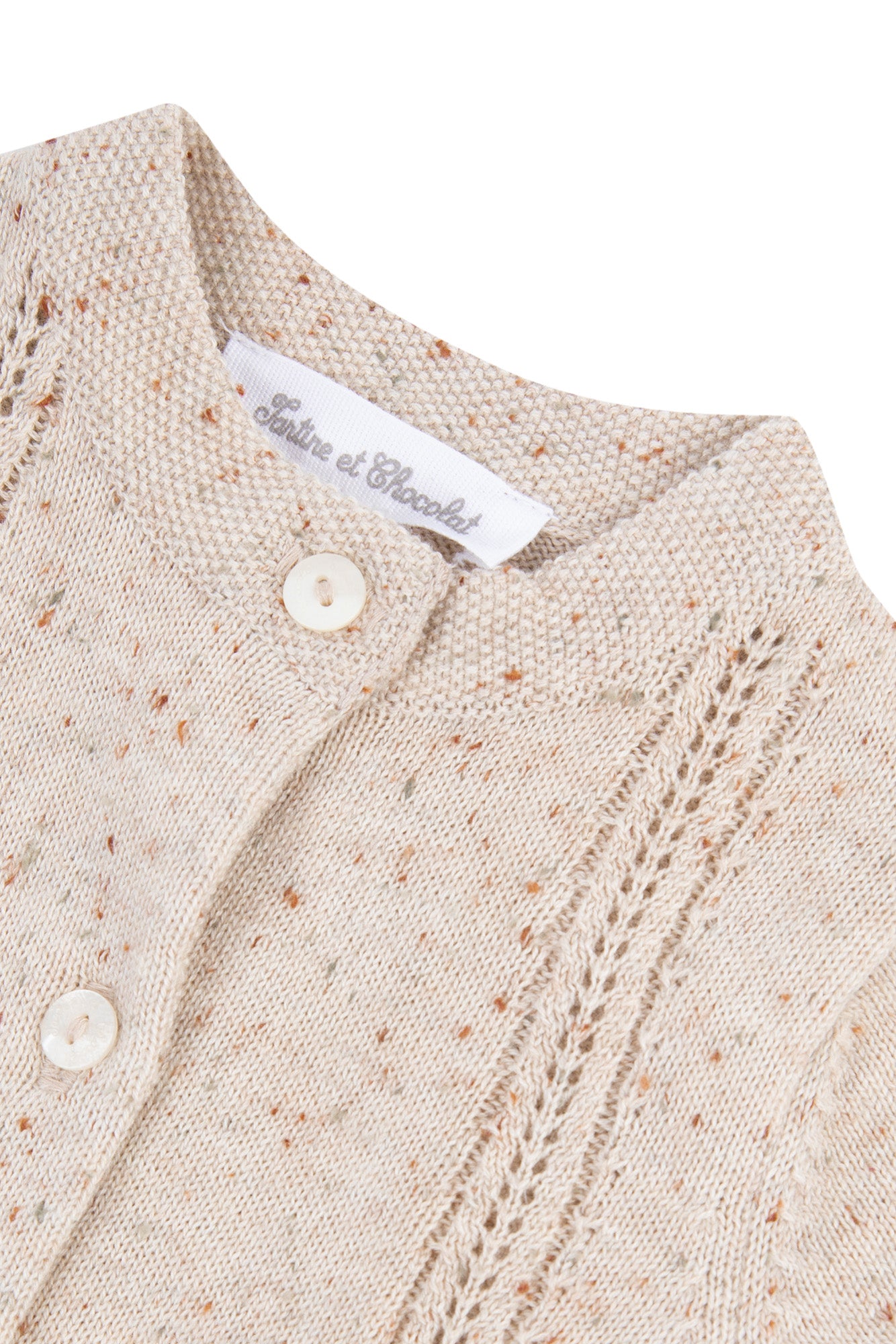 Premier Trousseau long jumpsuit - Mottled sand