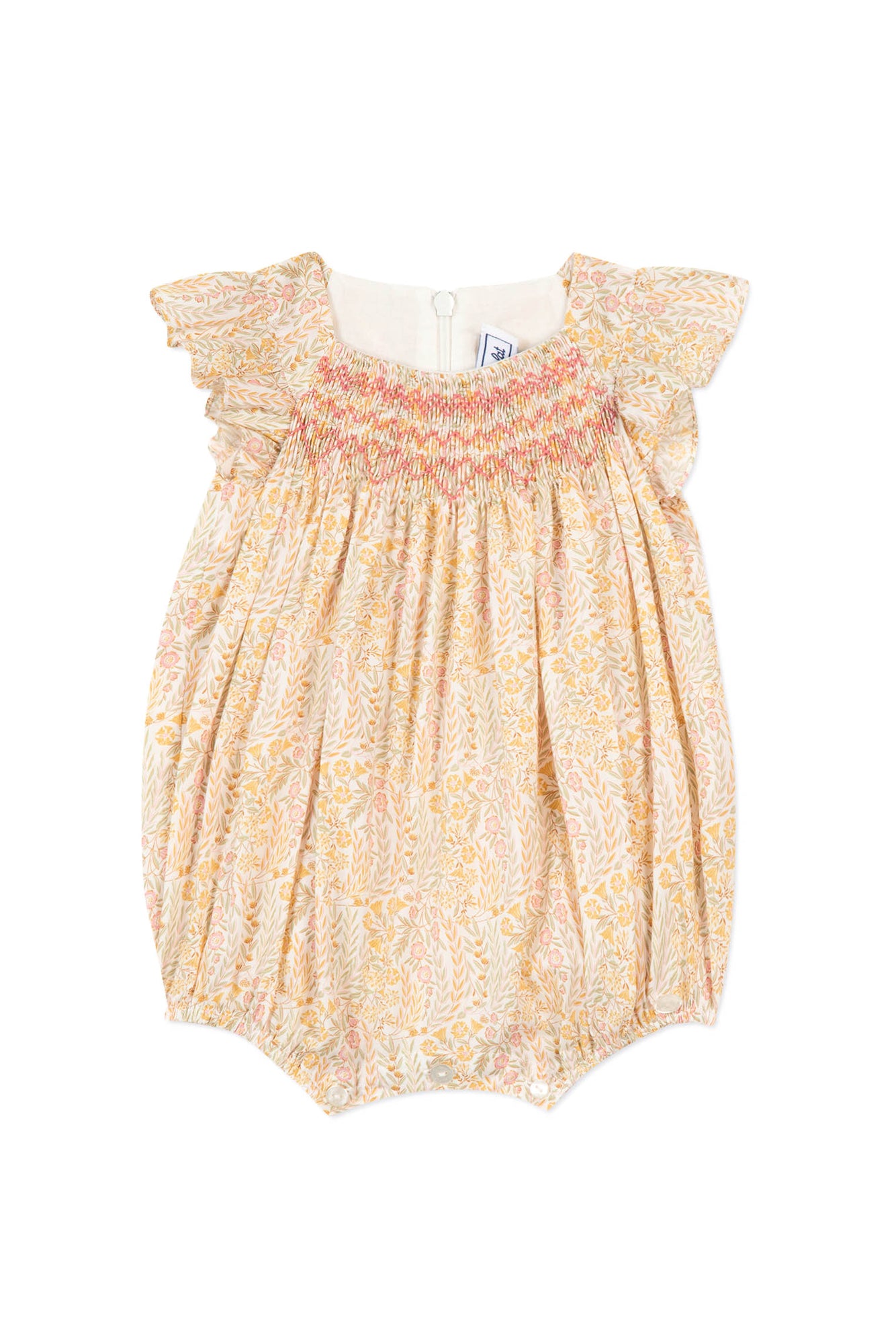 Baby Promenade Romantique short jumpsuit - Litchi