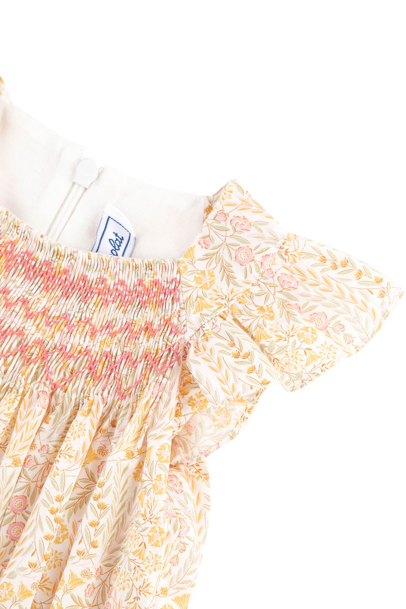 Baby Promenade Romantique short jumpsuit - Litchi