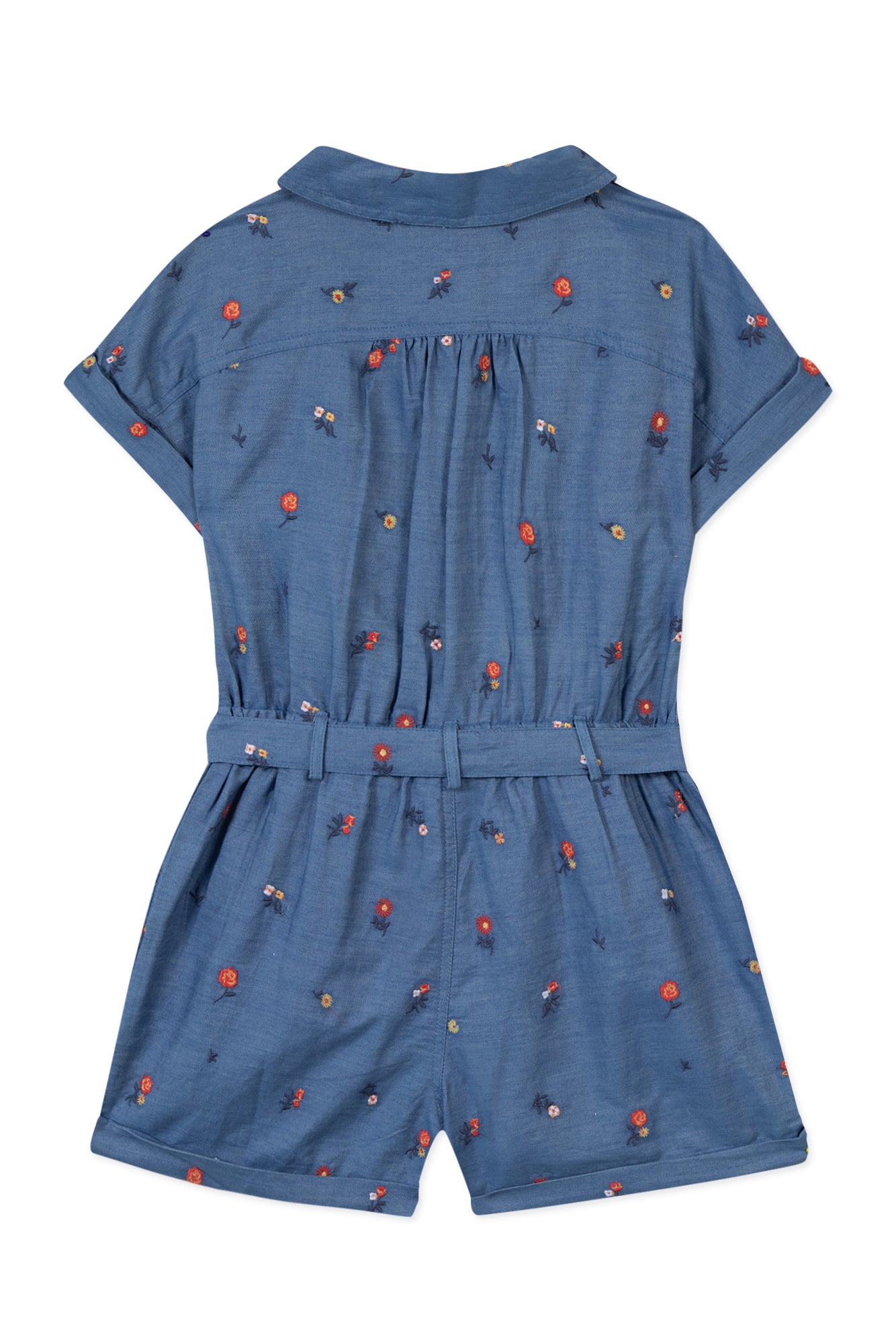 Fleur D'Hibiscus short jumpsuit - Denim