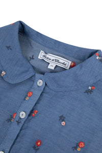 Combinaison courte Fleur D'Hibiscus - Denim
