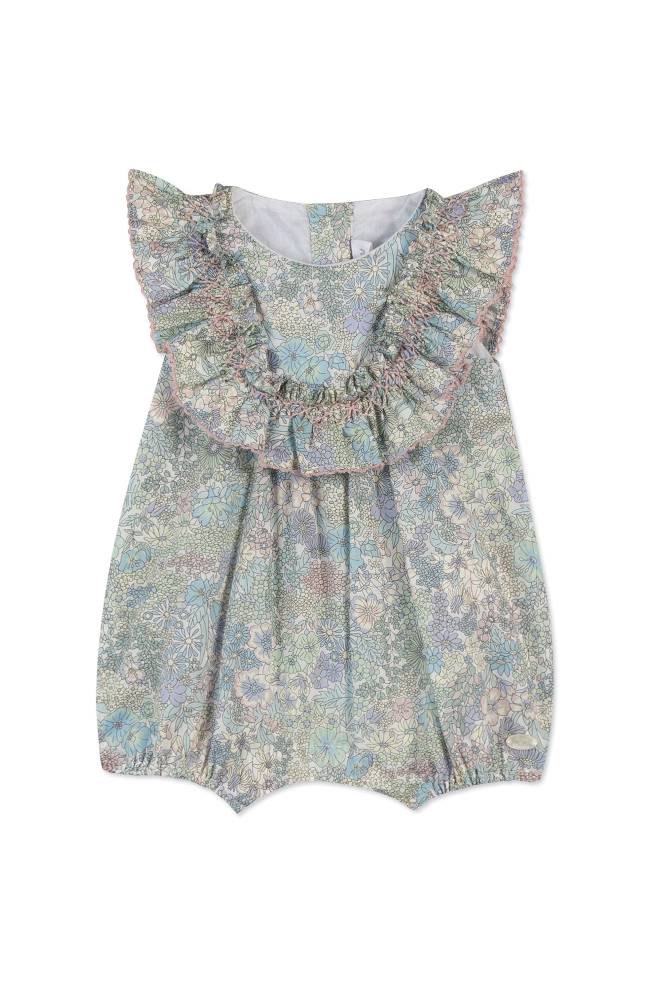 Premier Trousseau short jumpsuit - Tilleul