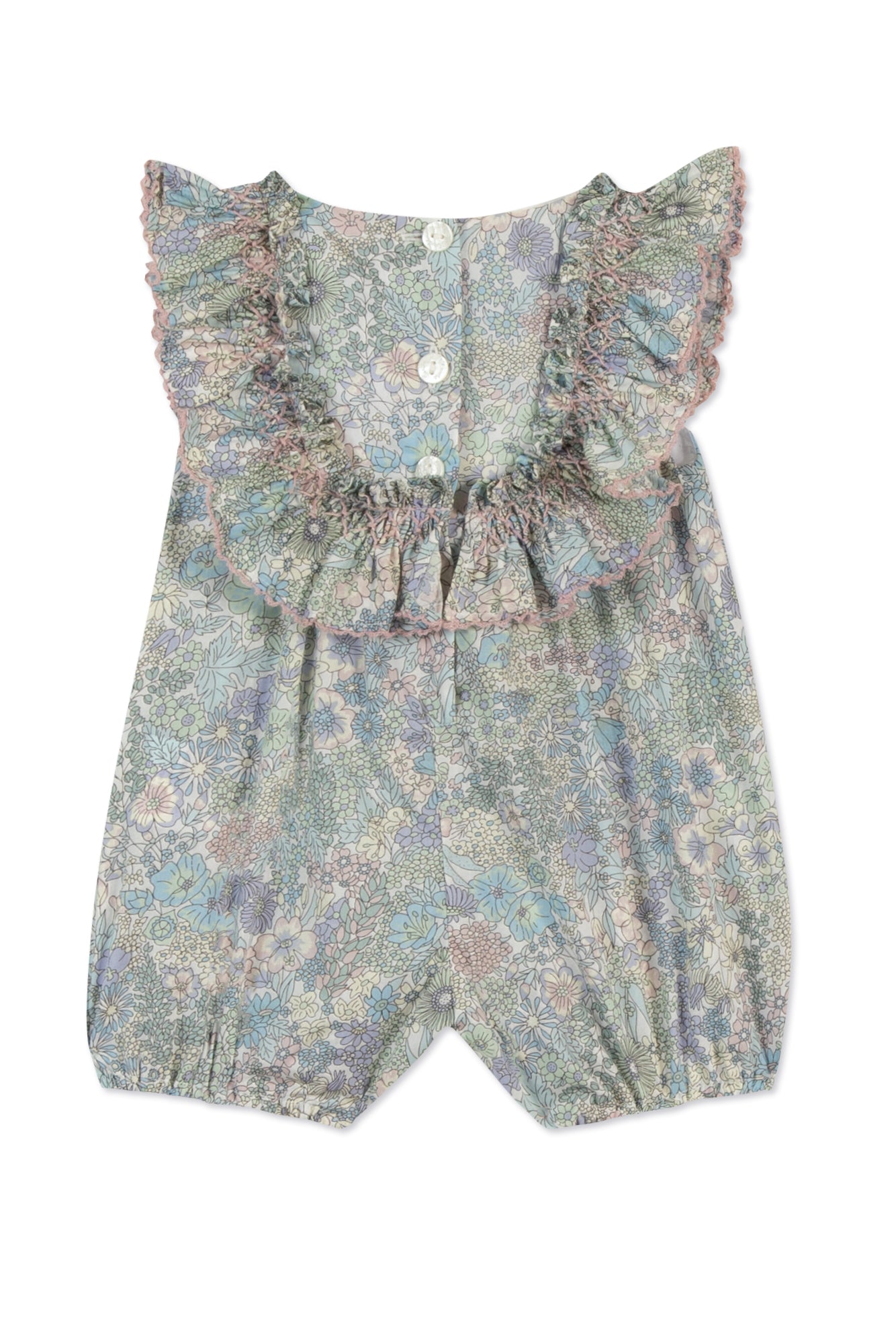 Premier Trousseau short jumpsuit - Tilleul