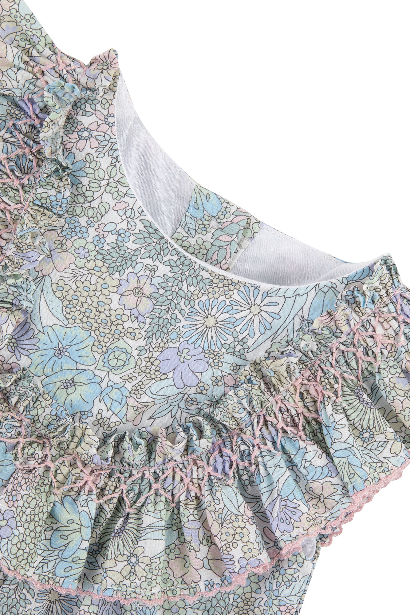 Premier Trousseau short jumpsuit - Tilleul