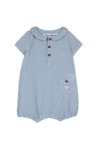Baby Avenue De La Mer short jumpsuit - Azur