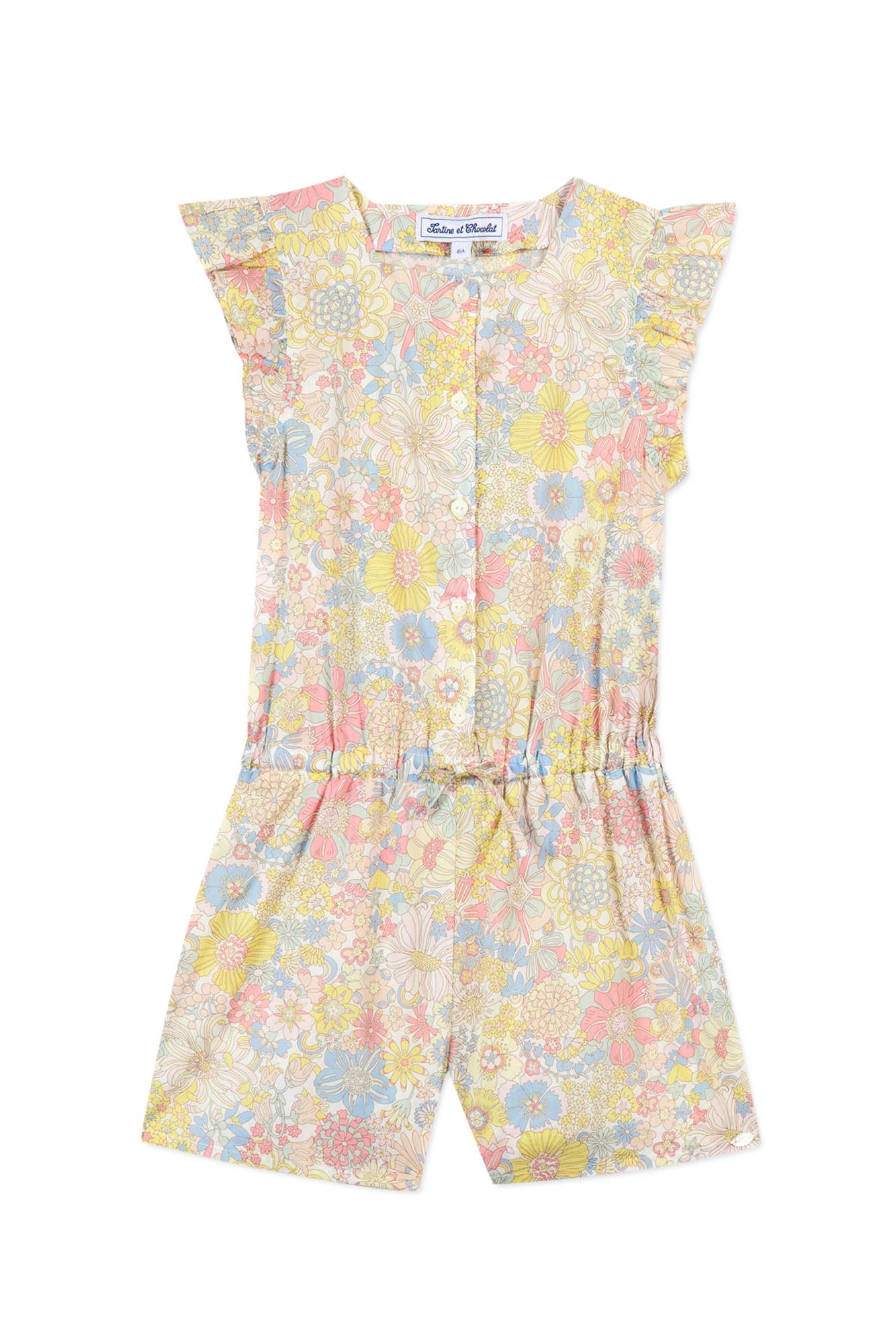 Promenade Romantique short jumpsuit - Light pink