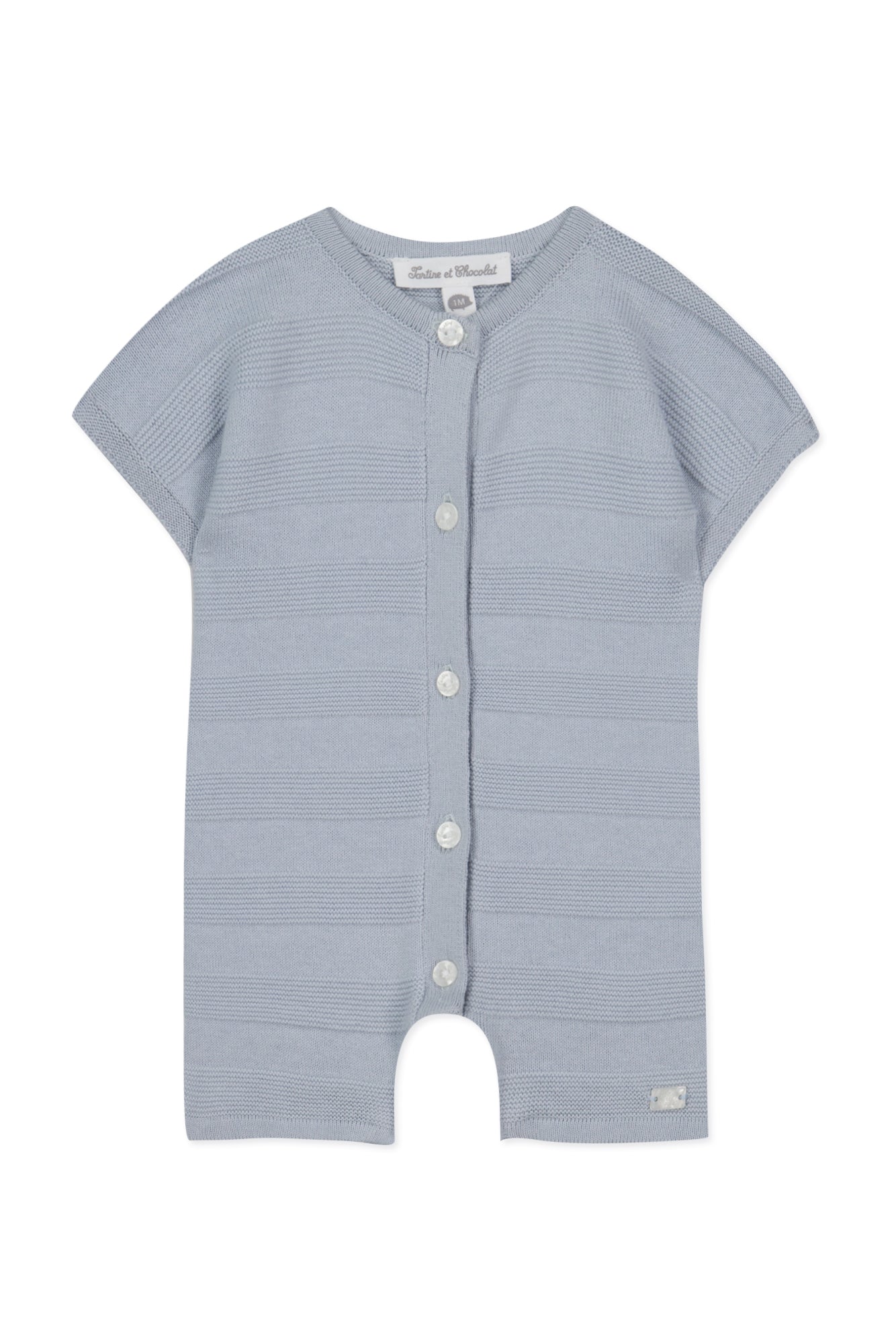 Premier Trousseau short jumpsuit - Grey Blue